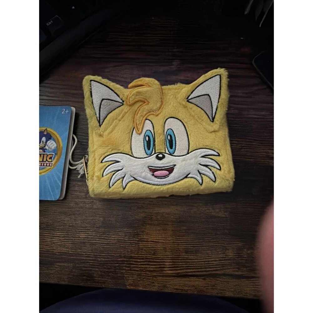 Sonic the Hedgehog Loungefly Tails Plush Cosplay Zip Around Bifold Wallet